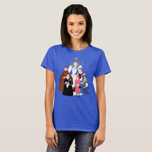 T - Shirt Queens von England (Vorne ganz)
