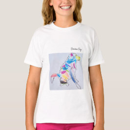 T - Shirt Rainbow Dog