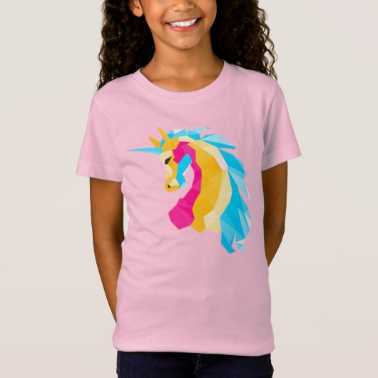 T-Shirt Rainbow Unicorn (Vorderseite)