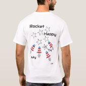 T-Shirt : Rakete (Rückseite)
