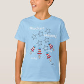 T-Shirt : Rakete (Vorderseite)