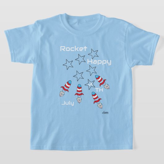 T-Shirt : Rakete (Ablage )