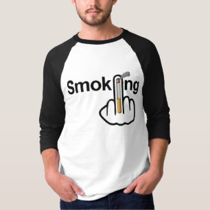 T - Shirt Rauchen Gedreht