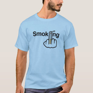 T - Shirt Rauchen Gedreht