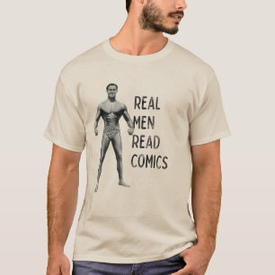 T - Shirt "Real Men Read Comic"