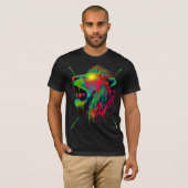 T-Shirt-Rebell-Löwe T-Shirt (Vorne ganz)
