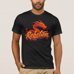 T-Shirt-Rebellion-Drachen-Geschichte T-Shirt
