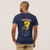T-Shirt Red Bull Max Verstappen (Schwarz voll)