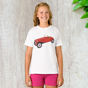 T - Shirt Red Car Girls