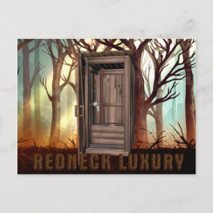 T-Shirt Redneck Luxury Postkarte