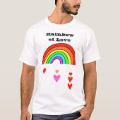 T - Shirt Regenbogen der Liebe (Vorderseite)