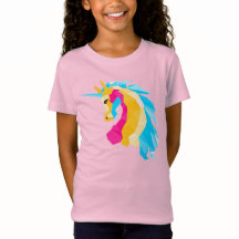 T-Shirt Regenbogen Einhorn 