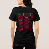 T-Shirt Reichtum und Weisheit Tri-Blend Shirt (Rückseite)