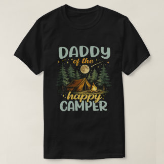 T-Shirt Retro-Camping „Daddy des glücklichen Campe