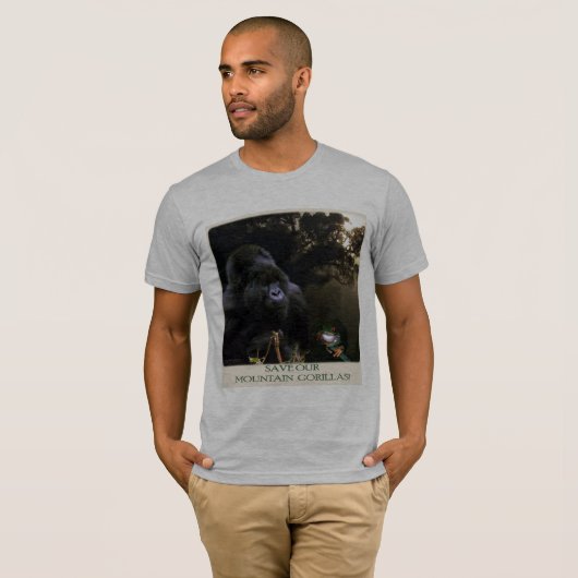 T - Shirt "RETT UNSERE MTN GORILLAS" (Vorne ganz)