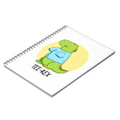T-Shirt Rex Funny TShirt TRex Dinosaur Pun Notizblock (Linke Seite)