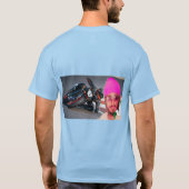 T - Shirt: " 🏍️ Ride Wild: ⚡ Leistung T-Shirt (Rückseite)