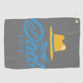 T-Shirt-Rific Gift Idee: Bestes Vater Golf Handtuc Golfhandtuch (Horizontal)