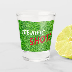 T-Shirt-Rific Shot Golf Lover Celebration Party Schnapsglas
