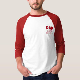 T-Shirt-Rific Vater Red and White Golf Pun T-Shirt