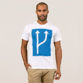 T - Shirt "Road Sign Arrows Mens" (Vorne ganz)