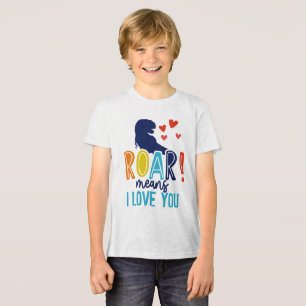 T - Shirt ROAR mit Liebe - T-Shirt Dino Kids