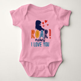 T - Shirt ROAR mit Liebe - T-Shirt Dino Kids