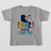 T - Shirt ROAR mit Liebe - T-Shirt Dino Kids (Ablage )