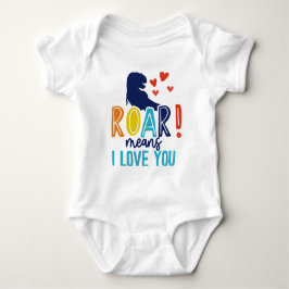 T - Shirt ROAR mit Liebe - T-Shirt Dino Kids