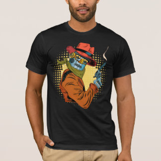 T-Shirt Roboter Cowboy