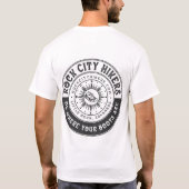 T - Shirt-Rock-Stadt-Wanderer, wo Ihre Stiefel sin T-Shirt (Rückseite)