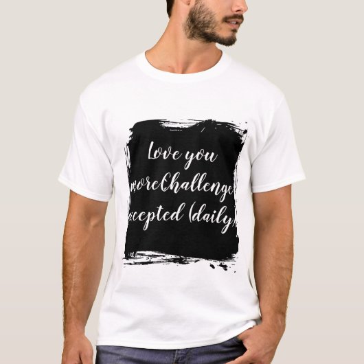 T-Shirt Romantic Couple Quote (Vorderseite)
