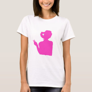 T - Shirt rosa Dame