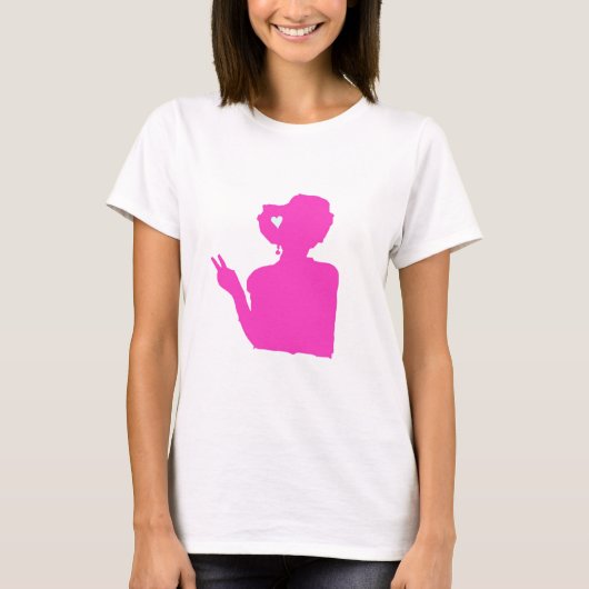 T - Shirt rosa Dame (Vorderseite)