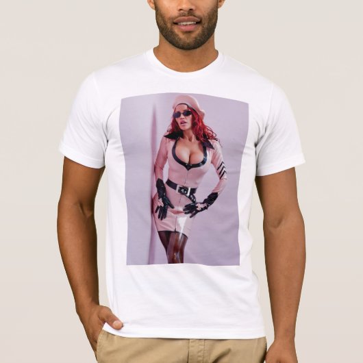 T - SHIRT - rosa Seargent - Bianca Beauchamp (Vorderseite)