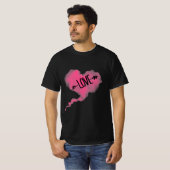 T-Shirt rosa Wolke Herz  (Vorne ganz)