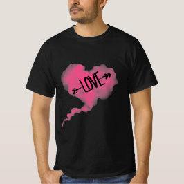 T-Shirt rosa Wolke Herz