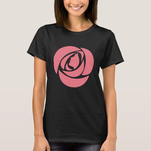 T - Shirt-Rose-Vorderseite Diversity-Anweisung zur T-Shirt (Vorderseite)