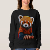 T - Shirt, Roter Panda Sweatshirt (Vorderseite)