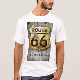 T - Shirt - Route 66 - Fühlen Sie sich frei