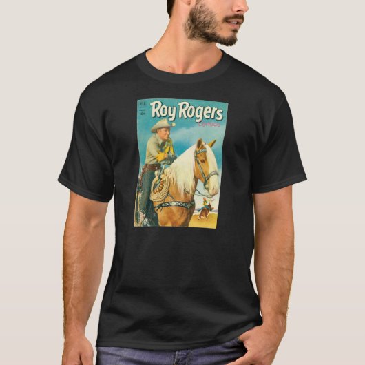 T - Shirt ROY ROGERS u. LÖSEN Comic-Bucheinband (Vorderseite)
