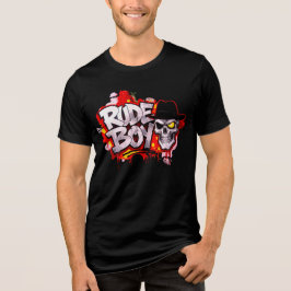 T-Shirt Rude Boy  Tri-Blend Shirt