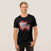 T-Shirt Rude Boy  Tri-Blend Shirt (Vorderseite voll)