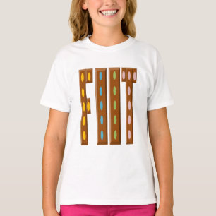 T-Shirt Ruffle blanc Design Foot SCHOKOLADE BONBON