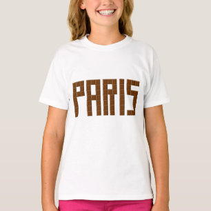 T-Shirt Ruffle blanc PARIS CHOCO