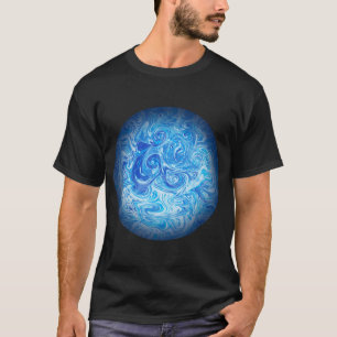 T-Shirt Ruhige Tide-Kugel Abstrakte Textur Planet
