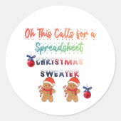 T-Shirt Runder Aufkleber (Vorderseite)