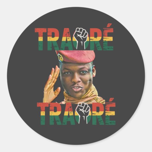 T - Shirt Runder Aufkleber (Vorderseite)