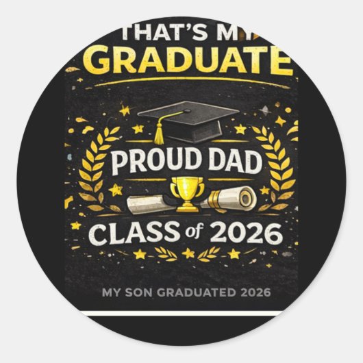 T-Shirt Runder Aufkleber (Vorderseite)