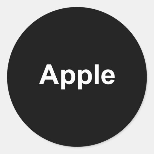 T Shirt Runder Aufkleber (Vorderseite)